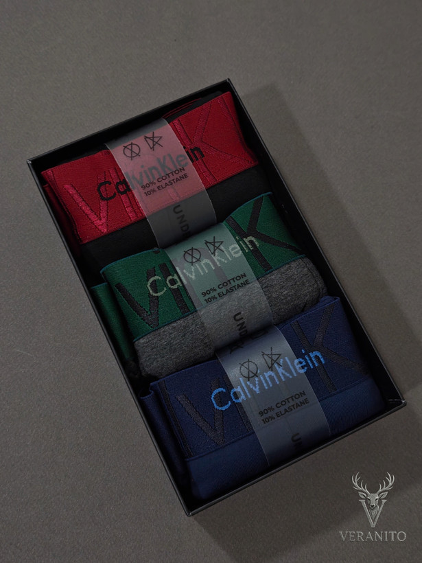پک 3تایی شورت مردانه باکسر طرح Calvin Klein
