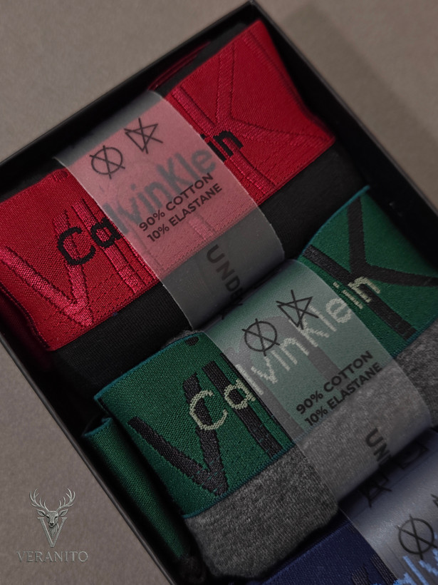پک 3تایی شورت مردانه باکسر طرح Calvin Klein